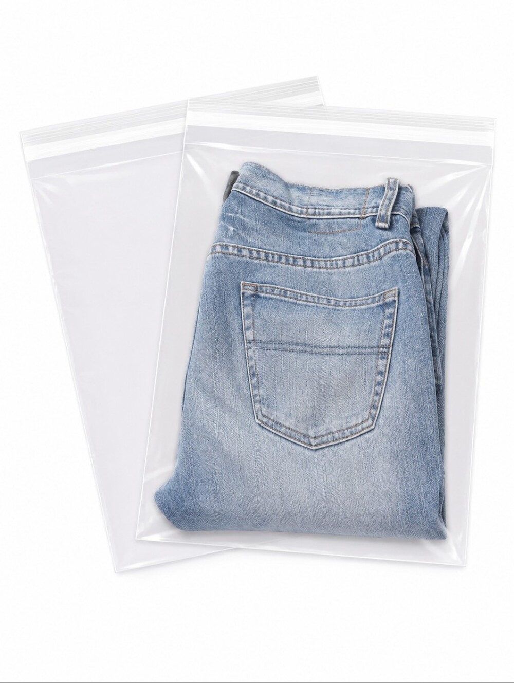 15 XL Clear Self-Seal Poly Bags 14x20 + 1 Surprise Jewelry GWP - Picture 3 of 3